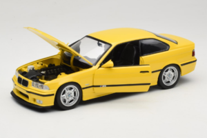 BMW M3 E36 Dakar Yellow UT Models 1:18 180022300 Metalas - nuotrauka 2 iš 8