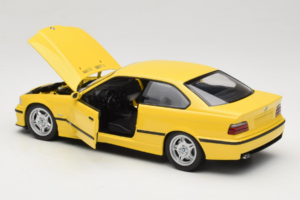 BMW M3 E36 Dakar Yellow UT Models 1:18 180022300 Metalas - nuotrauka 5 iš 8
