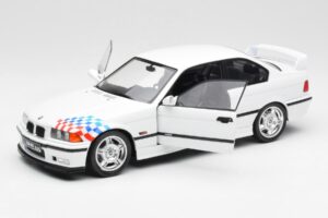 BMW M3 E36 Lightweight Baltas Solido 1:18 S1803903 Metalas - nuotrauka 2 iš 8