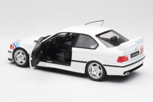 BMW M3 E36 Lightweight Baltas Solido 1:18 S1803903 Metalas - nuotrauka 5 iš 8