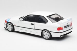 BMW M3 E36 Lightweight Baltas Solido 1:18 S1803903 Metalas - nuotrauka 7 iš 8