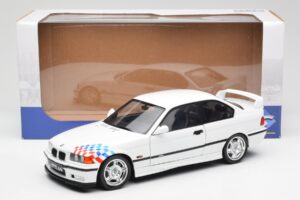 BMW M3 E36 Lightweight Baltas Solido 1:18 S1803903 Metalas - nuotrauka 8 iš 8