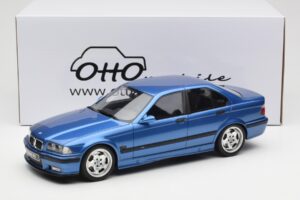 BMW M3 E36 Sedanas Mėlynas Otto 1:18 OT1082 Derva - nuotrauka 6 iš 6