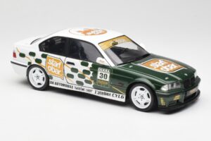 BMW M3 E36 Strafo Tic Tac Baltas Solido 1:18 S1803906 Metalas - nuotrauka 6 iš 8