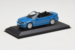 BMW M3 E46 Kabrioletas Mėlynas Minichamps 1:43 BMW015 Metalas - nuotrauka 2 iš 4