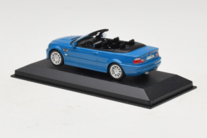 BMW M3 E46 Kabrioletas Mėlynas Minichamps 1:43 BMW015 Metalas - nuotrauka 3 iš 4