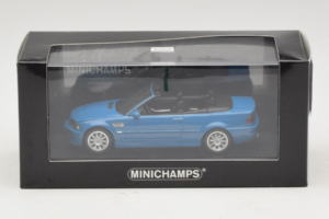 BMW M3 E46 Kabrioletas Mėlynas Minichamps 1:43 BMW015 Metalas - nuotrauka 4 iš 4