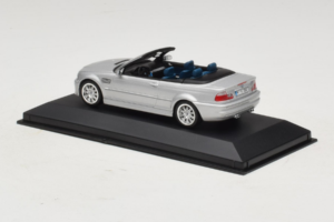 BMW M3 E46 Kabrioletas Sidabras Minichamps 1:43 80420024430-R1 Metalas - nuotrauka 3 iš 5