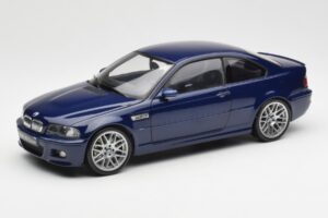 BMW M3 E46 Mėlynas Kyosho 1:18 08503BL Metalas