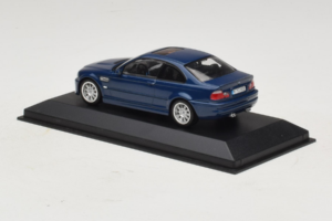 BMW M3 E46 Mėlynas Minichamps 1:43 BMW014 Metalas - nuotrauka 3 iš 4