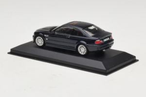 BMW M3 E46 Tamsiai Mėlynas Minichamps 1:43 80420009763-R1 Metalas - nuotrauka 3 iš 4