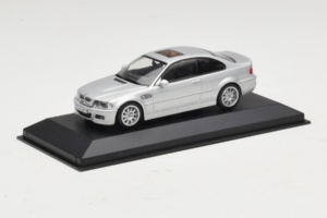 BMW M3 E46 Sidabras Minichamps 1:43 BMW013 Metalas - nuotrauka 2 iš 4