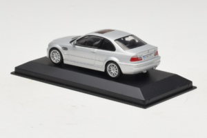 BMW M3 E46 Sidabras Minichamps 1:43 BMW013 Metalas - nuotrauka 3 iš 4