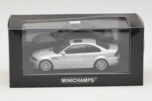 BMW M3 E46 Sidabras Minichamps 1:43 BMW013 Metalas - nuotrauka 4 iš 4