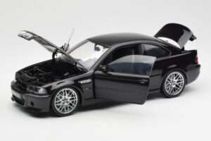 BMW M3 E46 CSL Juodas Kyosho 1:18 80430302736 Metalas - nuotrauka 2 iš 8