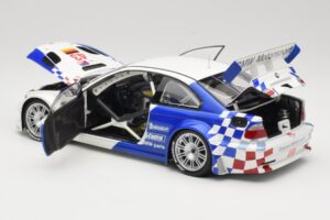 BMW M3 E46 GTR #24 D. Muller / J. Muller / H.-J. Stuck ALMS 2001 Minichamps 1:18 80430139184 Metalas - nuotrauka 5 iš 8