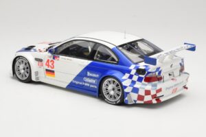 BMW M3 E46 GTR #24 D. Muller / J. Muller / H.-J. Stuck ALMS 2001 Minichamps 1:18 80430139184 Metalas - nuotrauka 7 iš 8