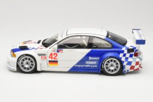 BMW M3 E46 GTR #42 J. Muller / J.J. Lehto ALMS 2001 Minichamps 1:18 80430139183 Metalas - nuotrauka 4 iš 8