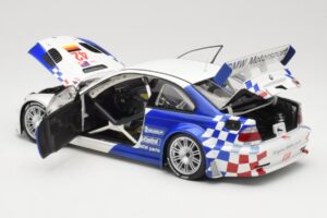 BMW M3 E46 GTR #42 J. Muller / J.J. Lehto ALMS 2001 Minichamps 1:18 80430139183 Metalas - nuotrauka 5 iš 8