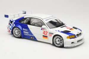 BMW M3 E46 GTR #42 J. Muller / J.J. Lehto ALMS 2001 Minichamps 1:18 80430139183 Metalas - nuotrauka 6 iš 8
