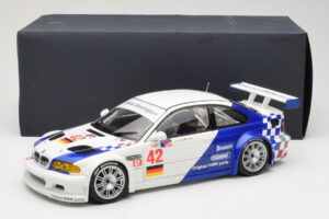 BMW M3 E46 GTR #42 J. Muller / J.J. Lehto ALMS 2001 Minichamps 1:18 80430139183 Metalas - nuotrauka 8 iš 8