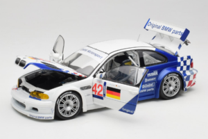 BMW M3 E46 GTR #42 J. Muller / J-J. Lehto ALMS 2001 Minichamps 1:18 80430139183-R1 Metalas - nuotrauka 2 iš 8