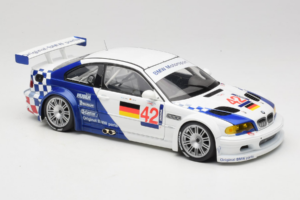 BMW M3 E46 GTR #42 J. Muller / J-J. Lehto ALMS 2001 Minichamps 1:18 80430139183-R1 Metalas - nuotrauka 6 iš 8