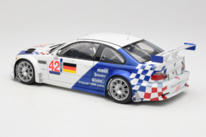 BMW M3 E46 GTR #42 J. Muller / J-J. Lehto ALMS 2001 Minichamps 1:18 80430139183-R1 Metalas - nuotrauka 7 iš 8