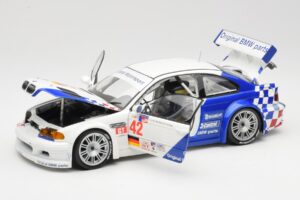 BMW M3 E46 GTR #42 J. Lehto / P. Ekblom ALMS 2001 Minichamps 1:18 100012142 Metalas - nuotrauka 2 iš 8
