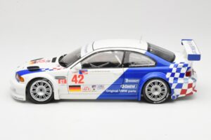 BMW M3 E46 GTR #42 J. Lehto / P. Ekblom ALMS 2001 Minichamps 1:18 100012142 Metalas - nuotrauka 4 iš 8