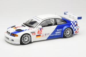 BMW M3 E46 GTR #42 J. Lehto / P. Ekblom ALMS 2001 Minichamps 1:18 100012142 Metalas