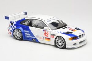 BMW M3 E46 GTR #42 J. Lehto / P. Ekblom ALMS 2001 Minichamps 1:18 100012142 Metalas - nuotrauka 6 iš 8