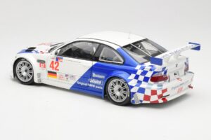 BMW M3 E46 GTR #42 J. Lehto / P. Ekblom ALMS 2001 Minichamps 1:18 100012142 Metalas - nuotrauka 7 iš 8
