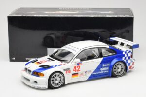 BMW M3 E46 GTR #42 J. Lehto / P. Ekblom ALMS 2001 Minichamps 1:18 100012142 Metalas - nuotrauka 8 iš 8