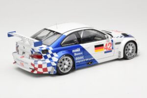 BMW M3 E46 GTR #42 J. Lehto / J. Muller ELMS 2001 Minichamps 1:18 100012192 Metalas - nuotrauka 3 iš 8
