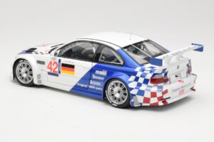 BMW M3 E46 GTR #42 J. Lehto / J. Muller ELMS 2001 Minichamps 1:18 100012192 Metalas - nuotrauka 7 iš 8