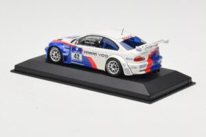BMW M3 E46 GTR #42 P. Muller / J. Muller / H-J. Stuck / P. Lamy ADAC 24h Nurburgring 2004 Minichamps 1:43 BMW001 Metalas - nuotrauka 3 iš 4