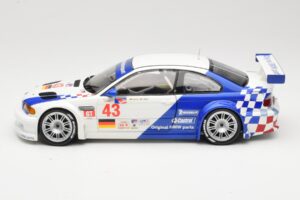 BMW M3 E46 GTR #43 D. Muller ALMS 2001 Minichamps 1:18 100012143 Metalas - nuotrauka 4 iš 8