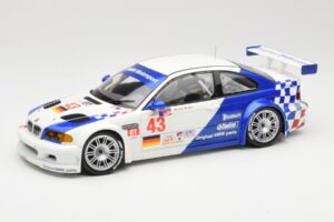 BMW M3 E46 GTR #43 D. Muller ALMS 2001 Minichamps 1:18 100012143 Metalas