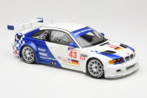 BMW M3 E46 GTR #43 D. Muller ALMS 2001 Minichamps 1:18 100012143 Metalas - nuotrauka 6 iš 8