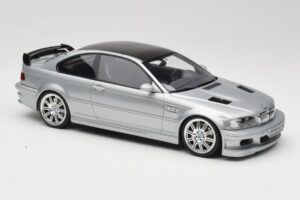 BMW M3 E46 GTR Sidabrinis Otto 1:18 OT1128 Derva - nuotrauka 4 iš 6