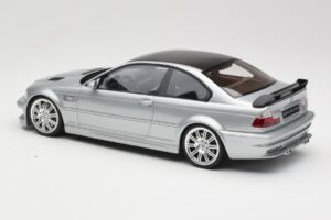 BMW M3 E46 GTR Sidabrinis Otto 1:18 OT1128 Derva - nuotrauka 5 iš 6