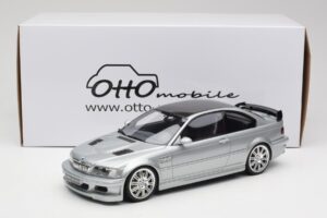 BMW M3 E46 GTR Sidabrinis Otto 1:18 OT1128 Derva - nuotrauka 6 iš 6