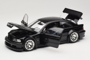 BMW M3 E46 GTR Street Juodas Minichamps 1:18 100012105 Metalas - nuotrauka 2 iš 8