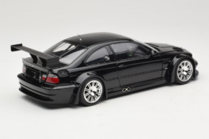BMW M3 E46 GTR Street Juodas Minichamps 1:18 100012105 Metalas - nuotrauka 3 iš 8