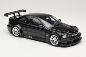BMW M3 E46 GTR Street Juodas Minichamps 1:18 100012105 Metalas - nuotrauka 6 iš 8