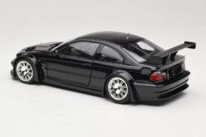 BMW M3 E46 GTR Street Juodas Minichamps 1:18 100012105 Metalas - nuotrauka 7 iš 8