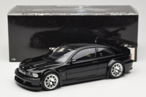 BMW M3 E46 GTR Street Juodas Minichamps 1:18 100012105 Metalas - nuotrauka 8 iš 8