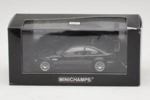 BMW M3 E46 GTR Street Juodas Minichamps 1:43 BMW020 Metalas - nuotrauka 5 iš 5