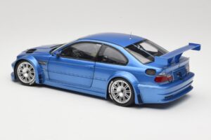 BMW M3 E46 GTR Street Mėlynas Minichamps 1:18 80430302540 Metalas - nuotrauka 7 iš 8